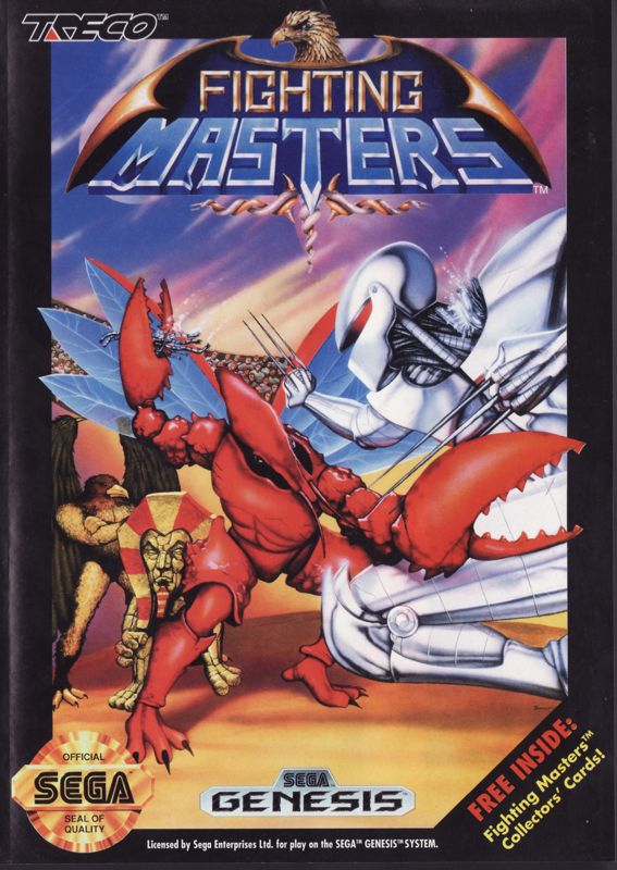Fighting Masters box art for Sega Mega Drive